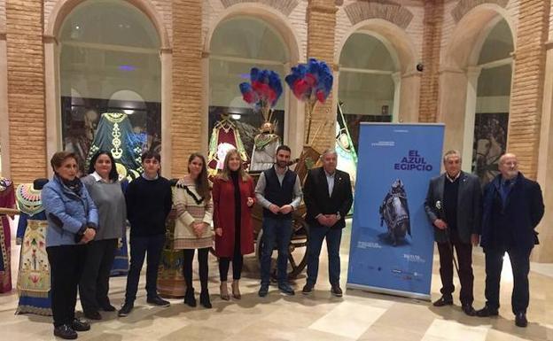 La exposición 'El azul egipcio', del Mass, mostrará una réplica del sillón real de Tutankamón