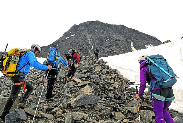 El Mont Blanc se desmorona