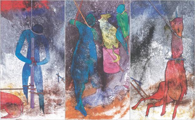 Gabarrón publica su 'Retablo de Caín'