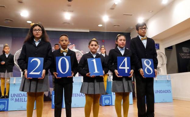 20148, tercer premio de la Lotería del Niño