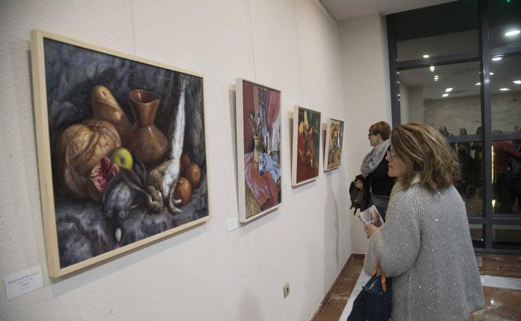 Exposición de la Asociación de Pintores con la Boca y con el Pie