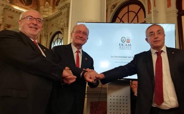 La UCAM y el COE firman un protocolo para crear una universidad privada en Málaga