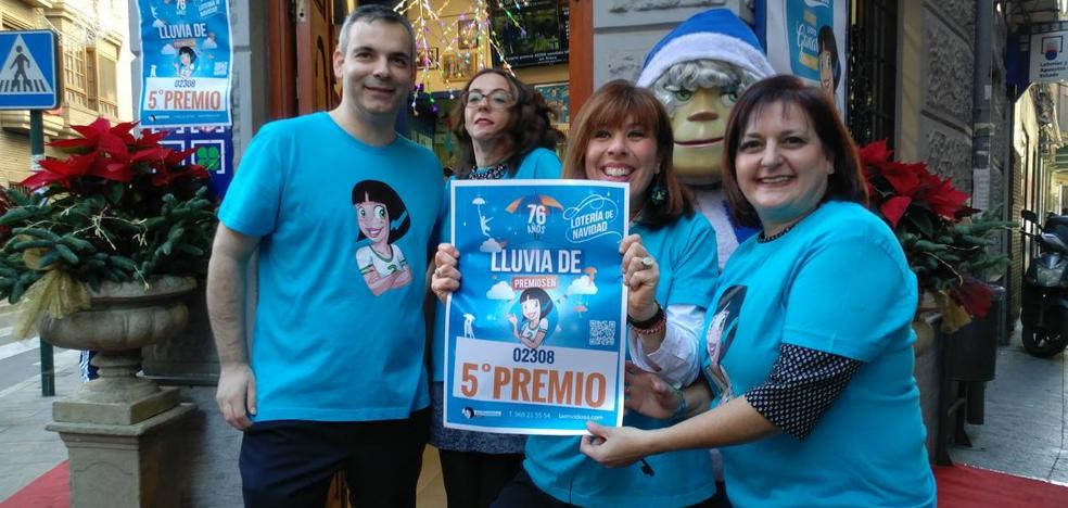 Parte del último quinto premio, repartido por Murcia, San Javier, San Pedro y Torre Pacheco
