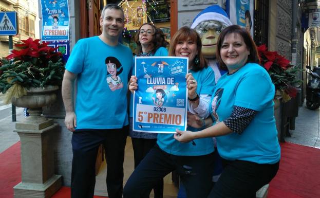 Parte del último quinto premio, repartido por Murcia, San Javier, San Pedro y Torre Pacheco