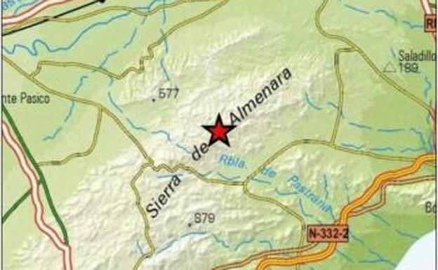 Un temblor de 1,6 grados sacude la Sierra de Almenara