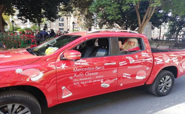 La magia de Auto Classe y Papá Noel en Murcia