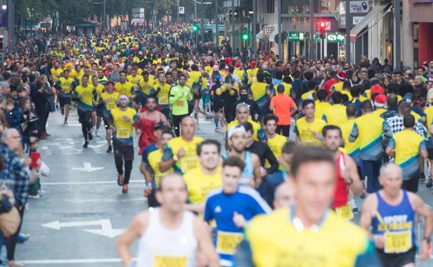 Sergio Fernández y Paloma Sánchez se imponen en la San Silvestre de Murcia