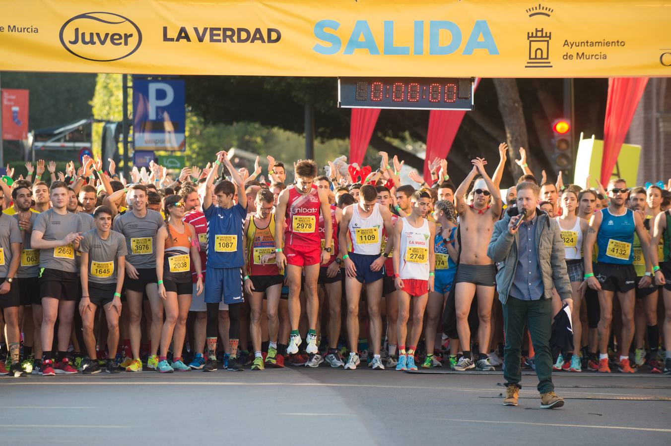 Salida de la San Silvestre de Murcia 2018