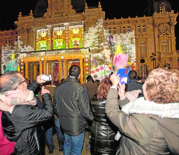 Magia en 3D en el Palacio Consistorial