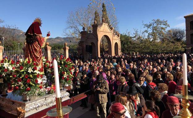 La Patrona de Totana descansa ya en su santuario