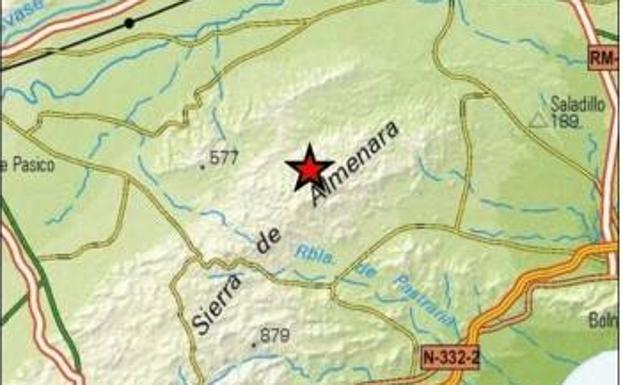 Un temblor de 2,4 grados sacude el sur de Totana