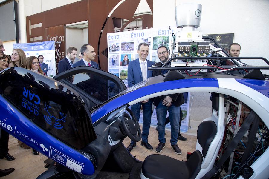 El ministro Pedro Duque visita la UPCT