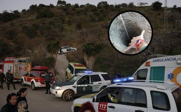 «Metió sus brazos para agarrarlo pero no pudo hacer nada y el niño se resbaló hacia el fondo»