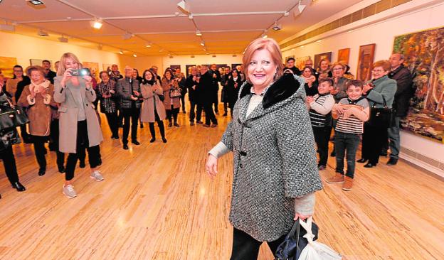 Homenaje artístico a la pintora Beatriz Romera