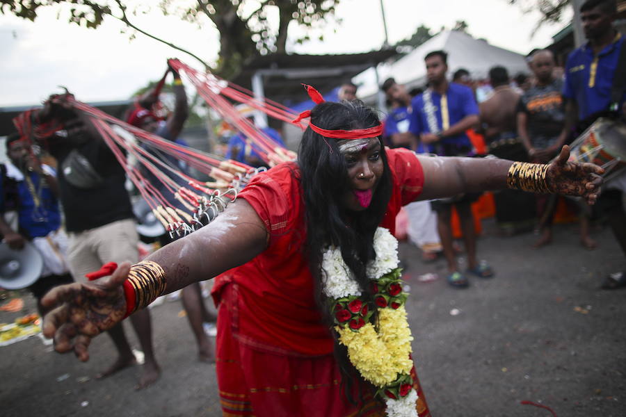 Procesión para el dios Murugan