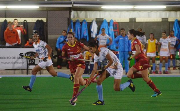 España vence a la India en el primero de sus amistosos en Santomera