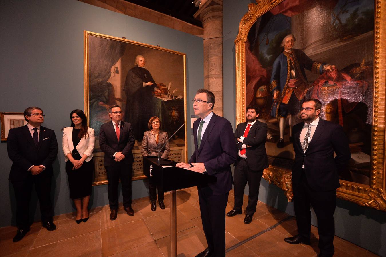 'Floridablanca. La sombra de un rey' ya se puede visitar en el Palacio Almudí y la Sala Verónicas