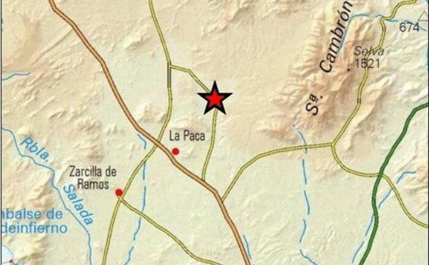 Bullas registra un temblor de 2,5 grados