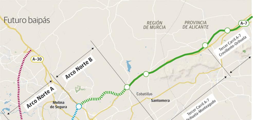 La autovía A-7 se prepara para hacer frente a un aumento de tráfico del 50%