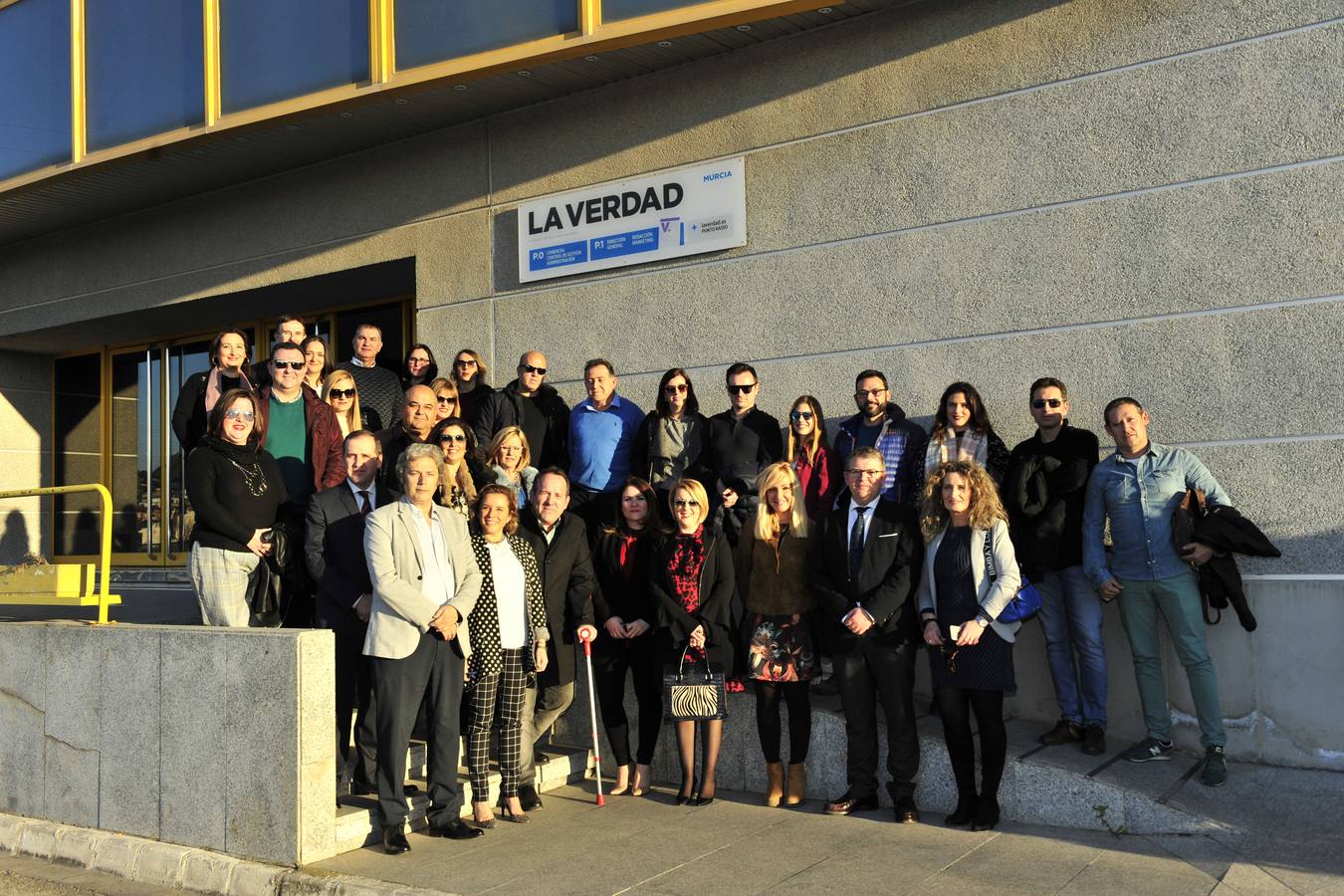 Visita de profesores a 'La Verdad' de cara al concurso 'Mi Periódico Digital'