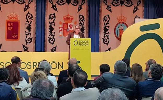 Rosario Segura, candidata de Somos Región en Lorca