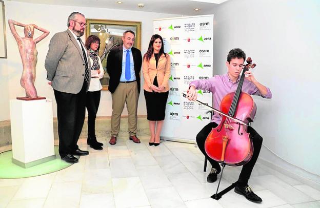 El aeropuerto acogerá recitales de músicos de la Orquesta Sinfónica