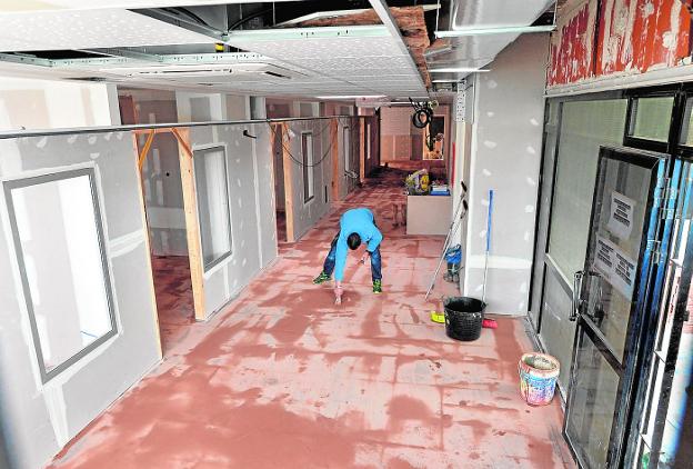 La ampliación del centro de salud de San Diego estará terminada en abril