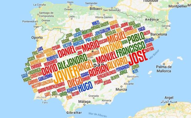 ¿Cuánta gente se llama como tú en España?