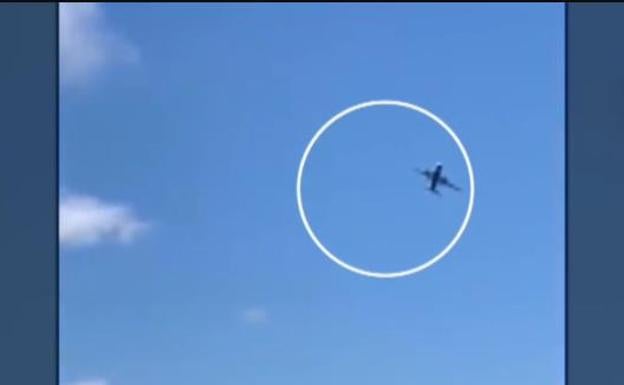 El impactante aterrizaje fallido de un avión por culpa de unas fuertes turbulencias