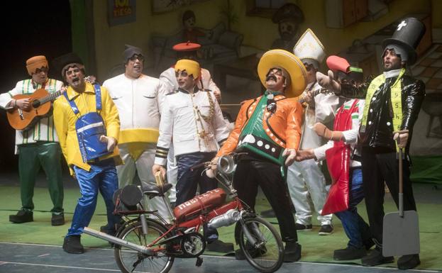 La Chirigota de Roquetas gana el concurso del Carnaval de Cartagena