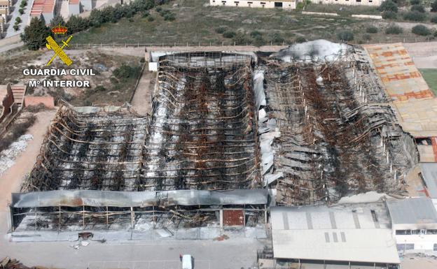 Detienen a un ciudadano chino por incendiar presuntamente las naves que regentaba en Lorca