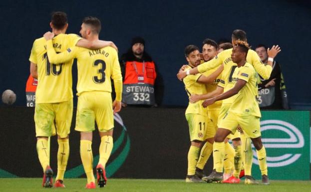 Clase magistral de fútbol del Villarreal en Europa