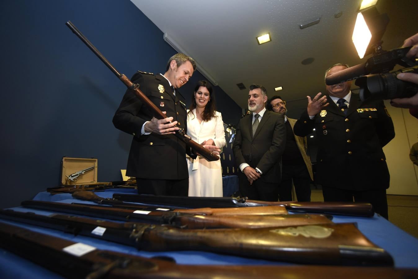 La Policía interviene 39 armas de fuego históricas en una vivienda de Murcia