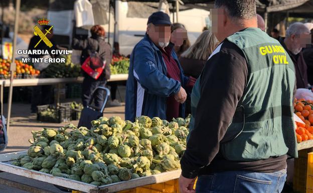 Desmantelan un grupo delictivo dedicado a la sustracción de productos agrícolas
