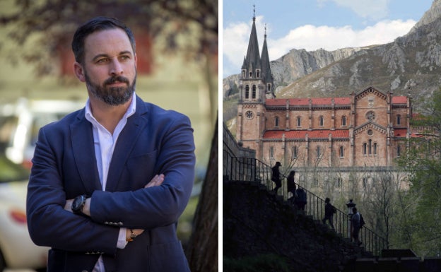 Abascal empieza la campaña de Vox en Covadonga