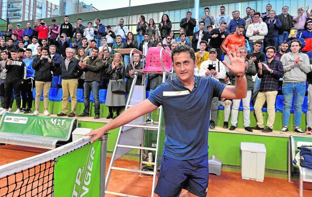 El Murcia Club de Tenis despide a Almagro con una sonora ovación