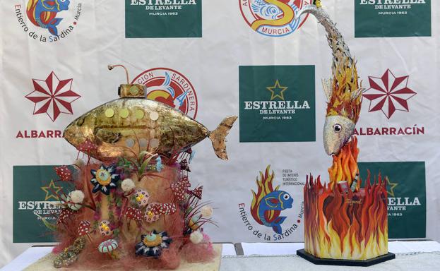 Dos catalfalcos para dos Entierros