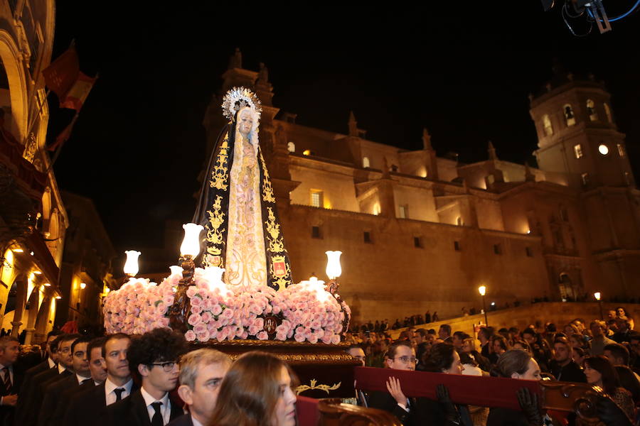 Procesión de la Curia en el Sábado de Pasión de Lorca