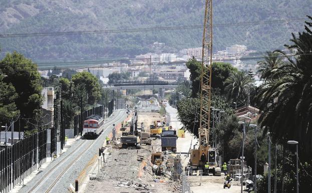 Adif saca a concurso los ensayos de control de materiales para el AVE en Sangonera-Lorca