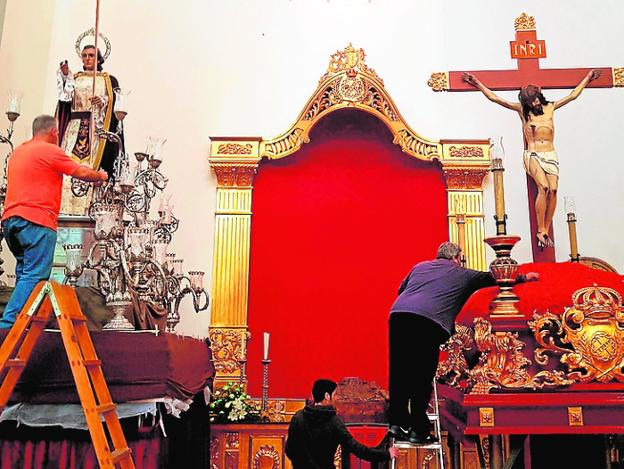 La Unión se prepara para venerar al Cristo de los Mineros