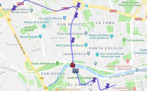 Recorrido del Entierro de la Sardina 2019