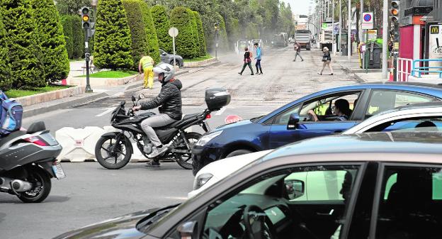 El reasfaltado de la Alameda provocará cortes de tráfico durante dos meses y medio en Cartagena