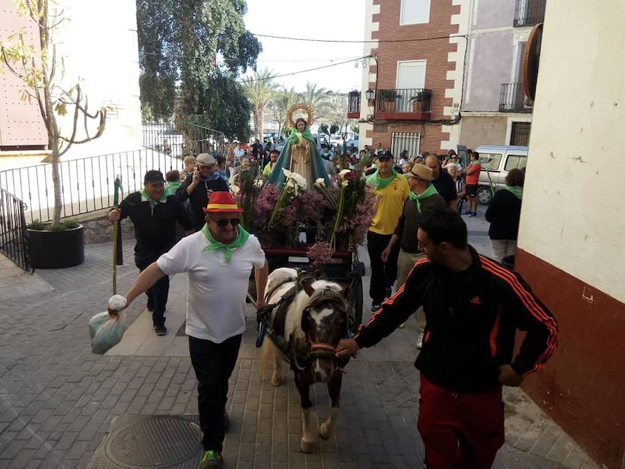 Los vecinos de Albudeite participan en la romería de la Virgen del Monte