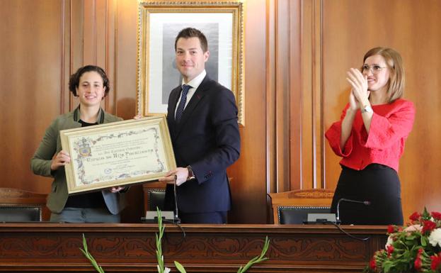 Homenaje de su pueblo a toda una campeona