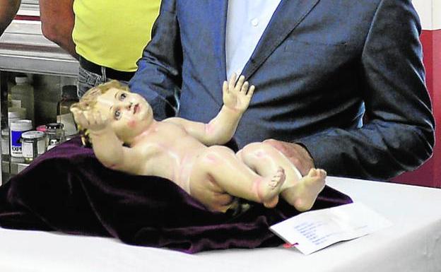 Cultura restaura un Niño de Salzillo