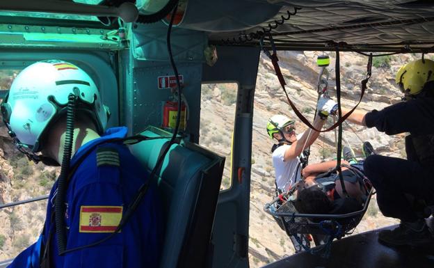 El senderista del Roldán: «Llevo tres días sin comer y estoy muy cansado»