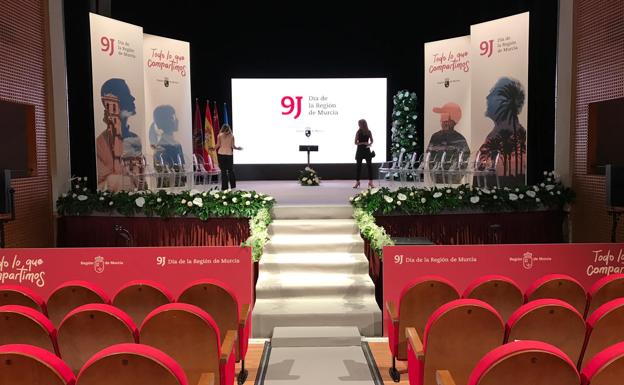 Señal de televisión de la gala institucional del Día de la Región de Murcia