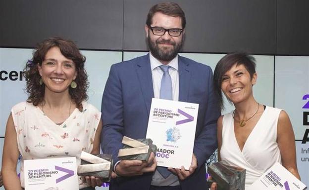 Daniel Vidal, redactor de 'La Verdad', gana el Premio de Periodismo Accenture