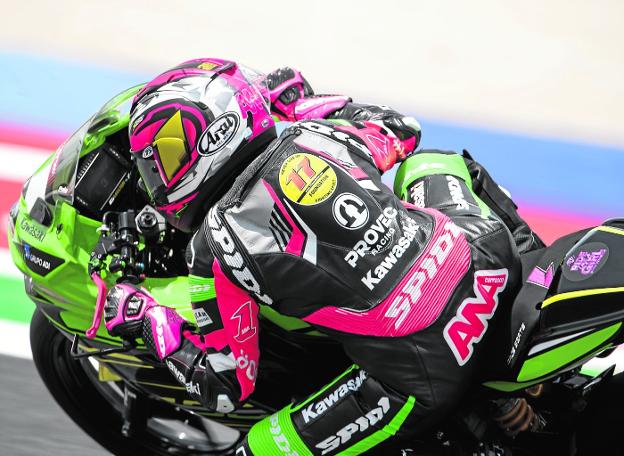 Ana Carrasco, una guerrera en el circuito de Misano