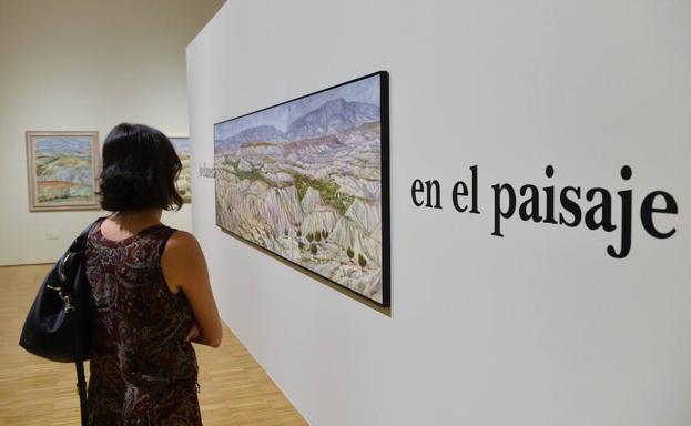El Mubam acoge una muestra de Manuel Avellaneda, el cronista del paisaje murciano